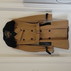 The Kooples wool blend trench coat